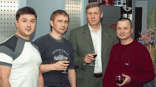 Петр Гребнев, Валерий Синельников, Михаил Круц и Виктор Баранов